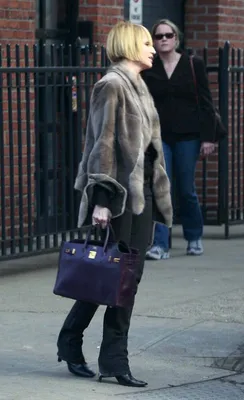 Victoria Beckham's Ostrich Birkin Bag, blond.style.it, blond.style.it
