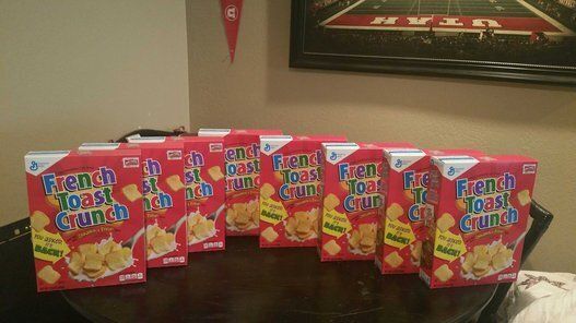 8 Boxes Of French Toast Crunch