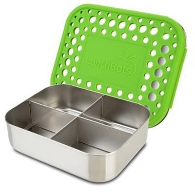 Lunchbots Quad Stainless Steel Container