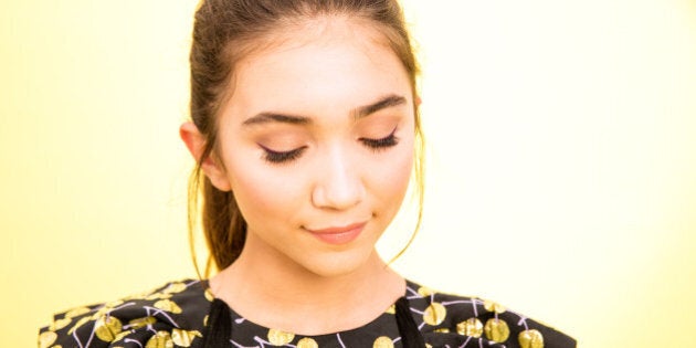 LOS ANGELES, CA - AUGUST 16: Actress Rowan Blanchard poses for a portrait during the 2015 Teen Choice Awards FOX Portrait Studio at Galen Center on August 16, 2015 in Los Angeles, California. (Photo by Christopher Polk/FOX/Getty Images For FOX Teen Choice)