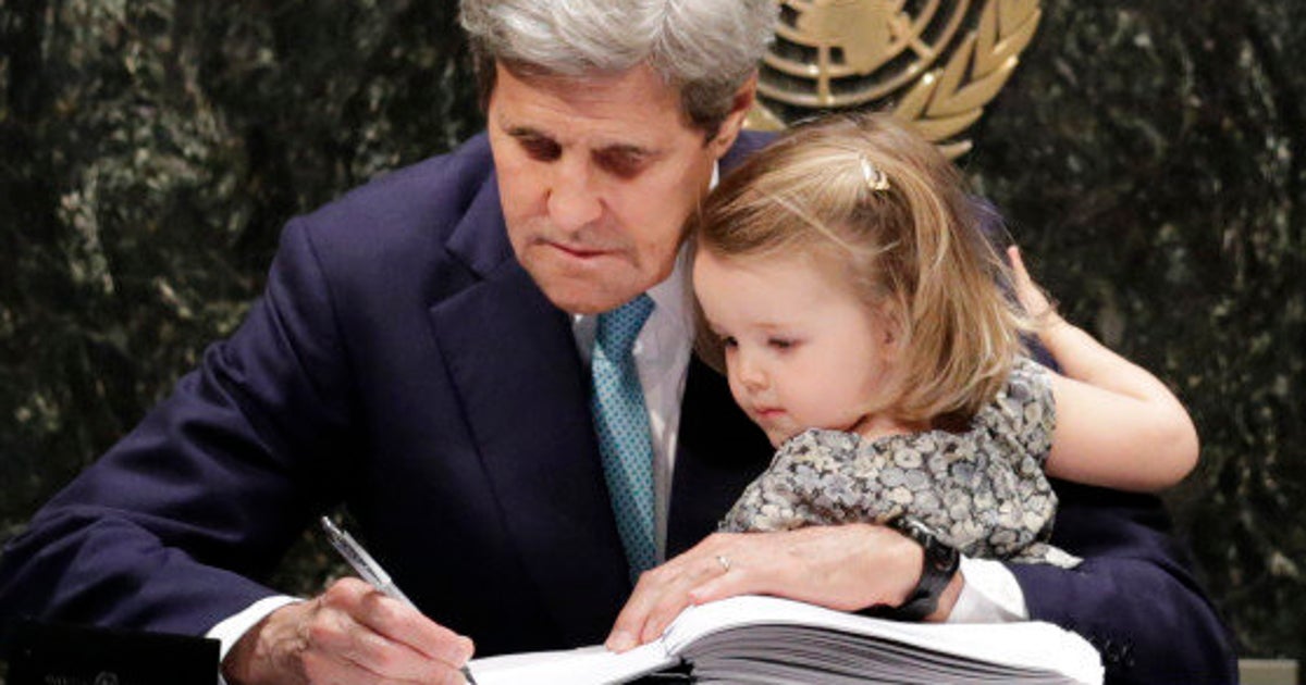 John Kerry's Granddaughter Was The Cutest Addition To The Paris Climate