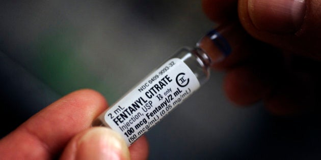 Fentanyl Citrate, a CLASS II Controlled Substance as classified by the Drug Enforcement Agency in the secure area of a local hospital Friday, July10, 2009. Joe Amon / The Denver Post (Photo By Joe Amon/The Denver Post via Getty Images)