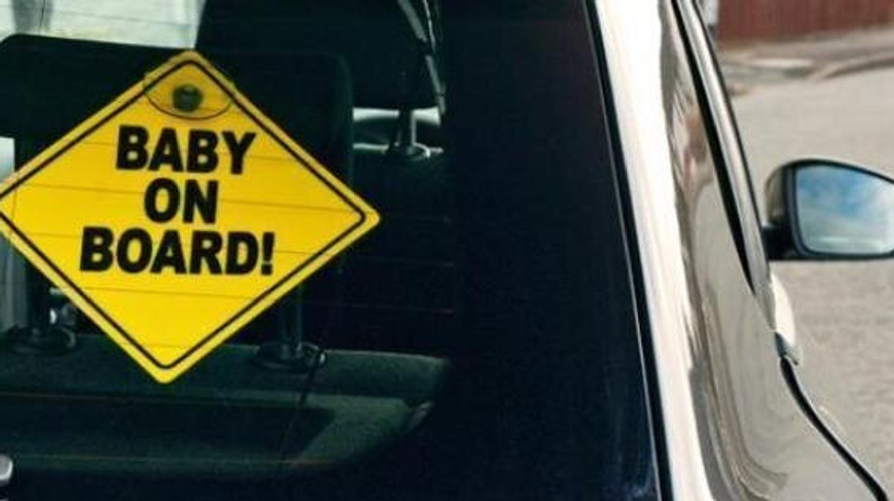 sieraden Darmen Bespreken Baby On Board': This Is What Those Signs Really Mean | HuffPost Life