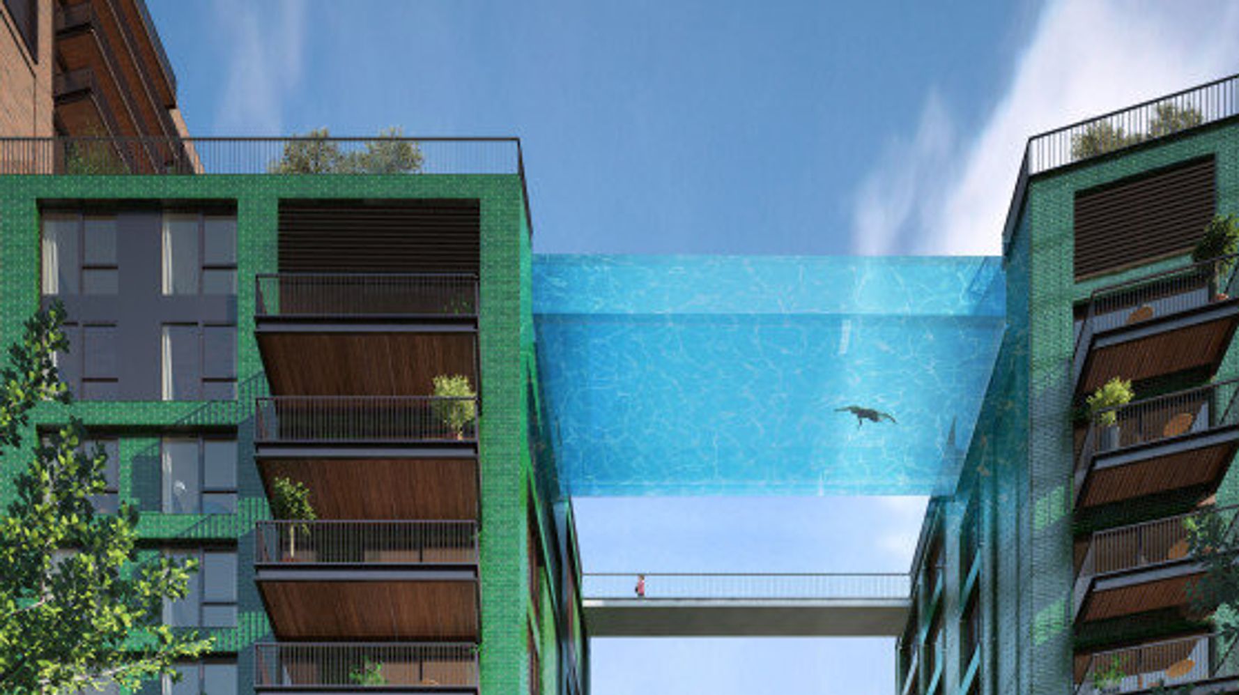 London Sky Pool Will Let Wealthy Look Down On City As They Swim