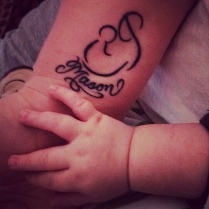 60 Amazing Kids Name Tattoos to Emphasize Your Bond  InkMatch