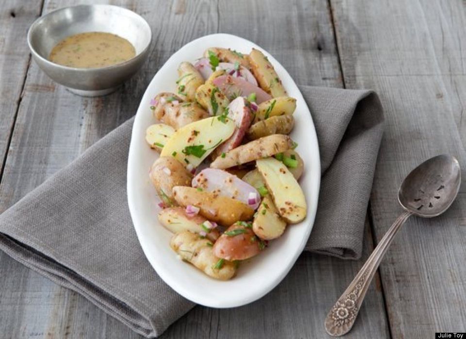 Fingerling Potato Salad With Honey Dijon Vinaigrette