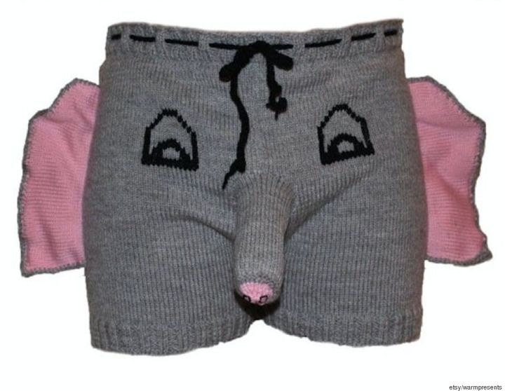 Hand Knit Handmade Underwear/panties/shorts Soft Warm Men's / Wool