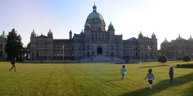 Front lawn of the Parliament bldg in Victoria BC