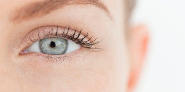 Close up portrait of womans eye