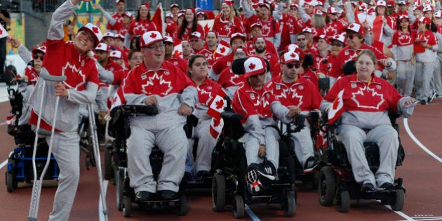 TORONTO, ON - AUGUST 7 xxx during the opening ceremonies of the Parapan Am Games, Toronto. August 7, 2015. (Bernard Weil/Toronto Star via Getty Images)