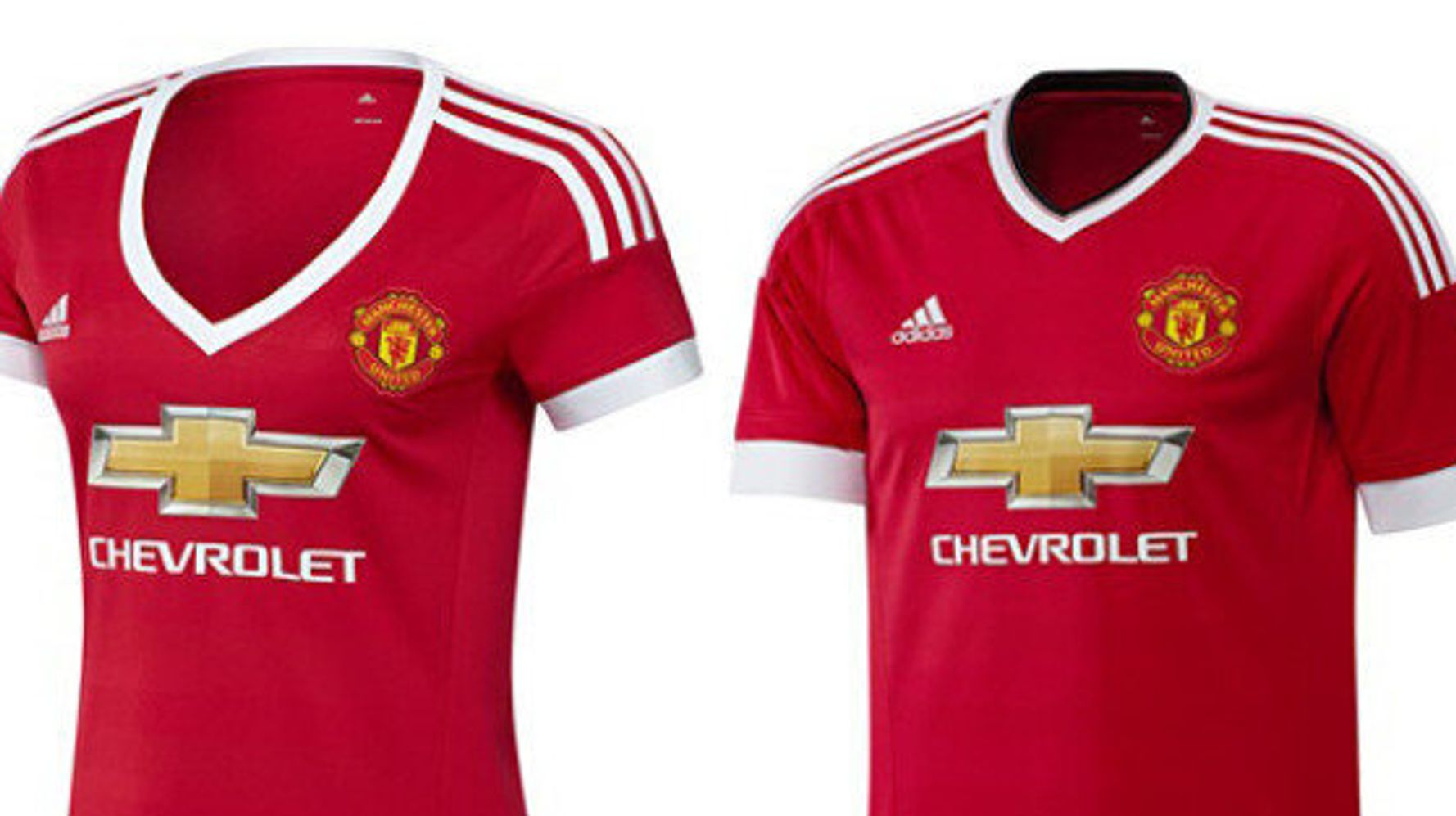 Manchester United kit maker Adidas defend 'sexist' plunging neckline of women's  shirt