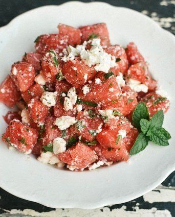 Monday: Watermelon Salad With Feta And Mint