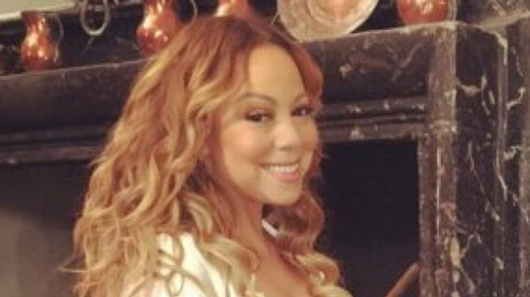 Mariah Carey Casually Makes Pizza While Wearing Lingerie And Furry Heels Huffpost Style 