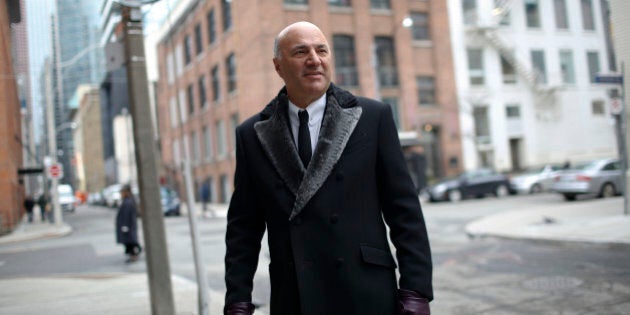 TORONTO, ON:TORONTO, ON:TORONTO, ON - January 18. 2017. Kevin OâLeary says heâs officially joining the Conservative leadership race.Photographed near the CBC, where he was doing interviews in Toronto.The businessman and reality television personality made the announcement on his Facebook page early Wednesday morning, in advance of a day of media interviews in Toronto. (Rene Johnston/Toronto Star via Getty Images)