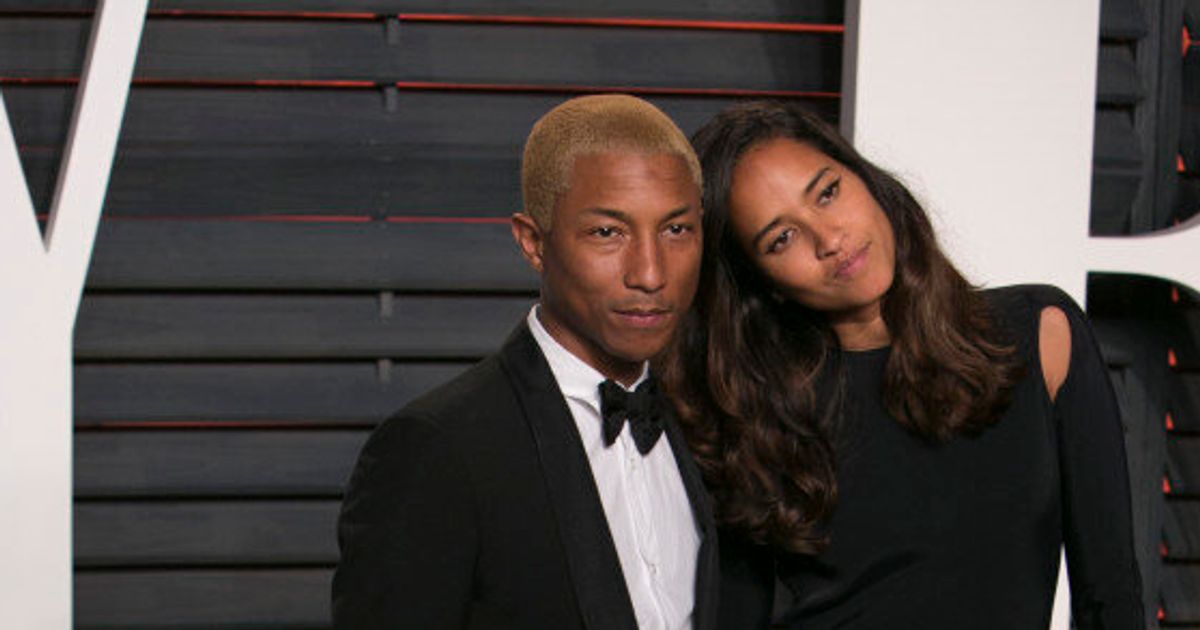 Match. Set. LOVE! Pharrell Williams And Wife Helen Lasichanh Colorfully  Couple Up To Take In Tennis - Bossip