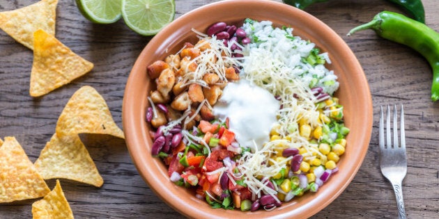 Chicken burrito bowl