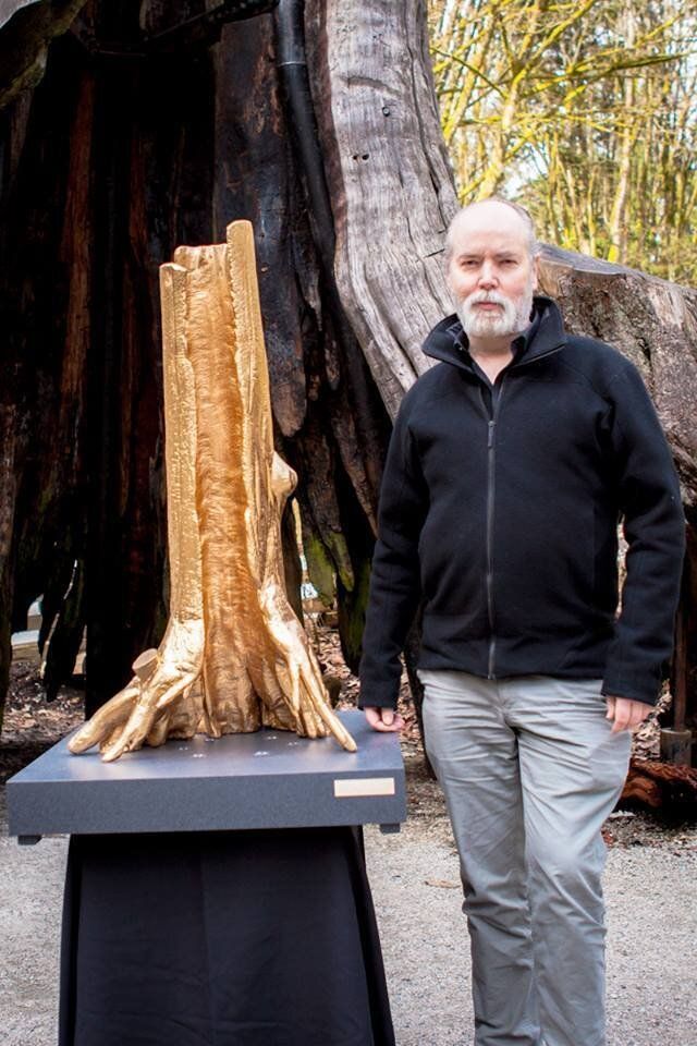 Douglas Coupland's Golden Tree unveiled in Vancouver