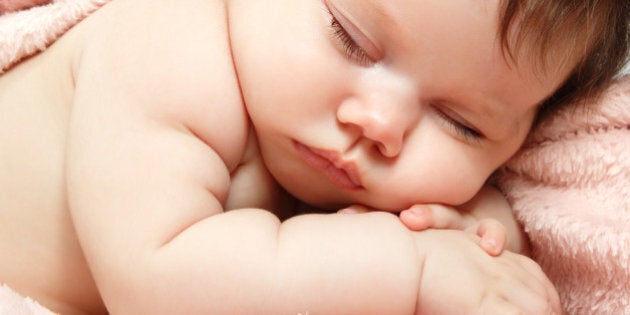 cute baby sleeping beautiful...