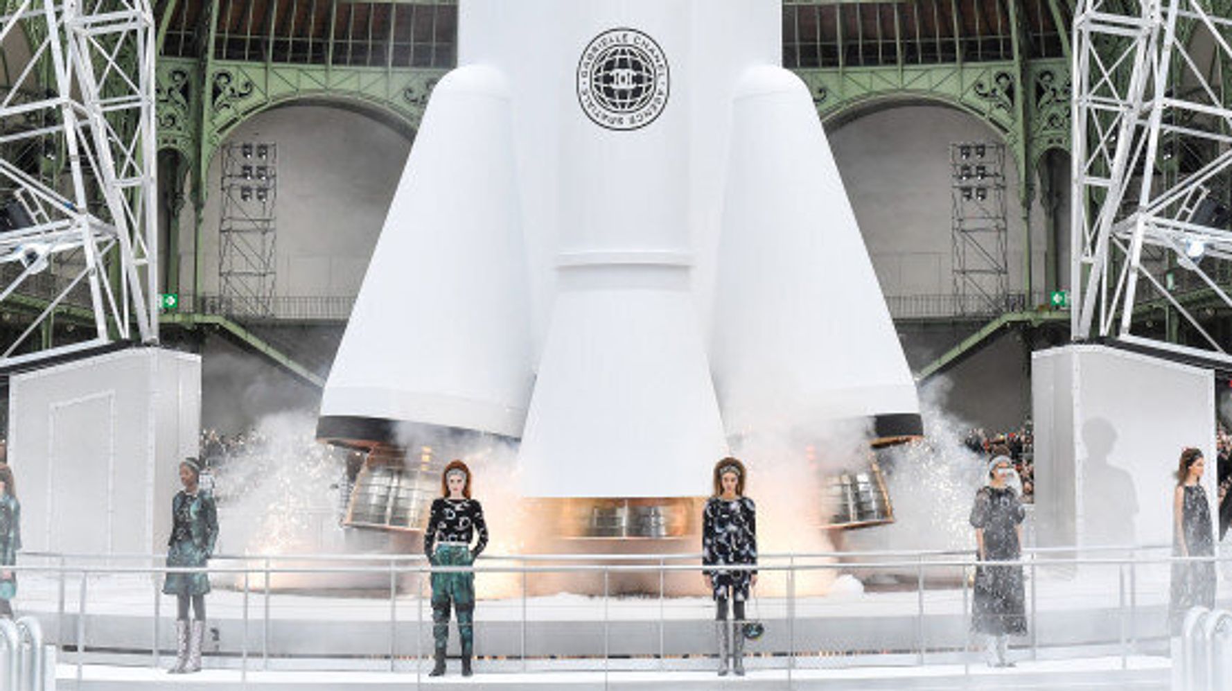 Chanel Launches a Life-size Rocket at its Space-themed Fall 2017