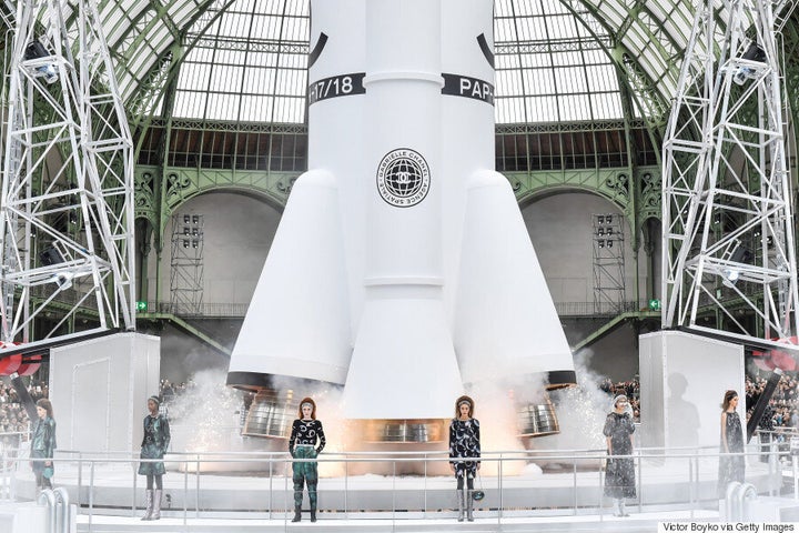 Chanel's Paris Fashion Week rocket launch runway show