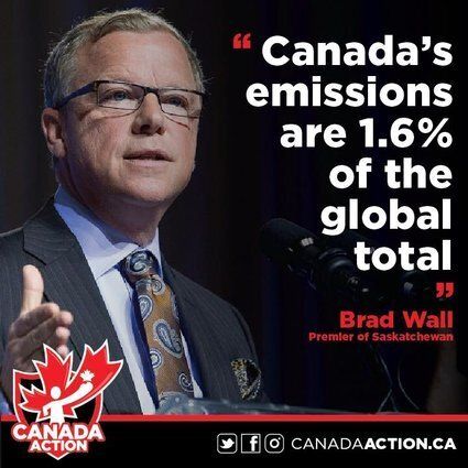 Brad Wall, Premier of Saskatchewan on Canada's GHG Emissions