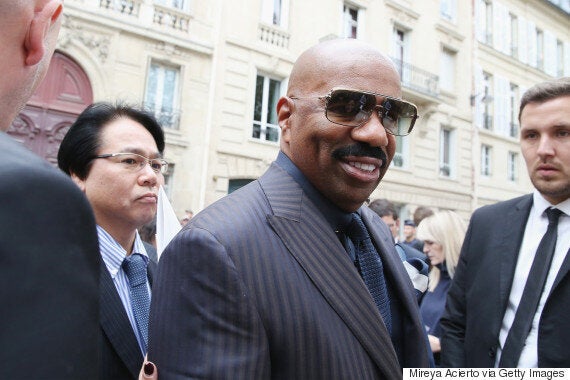 Marjorie Harvey attending the Christian Dior show as part of Paris