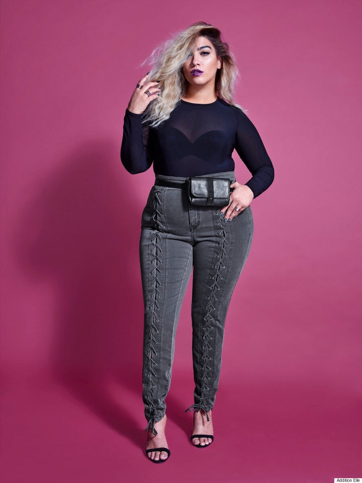 Responsible, Black Curvy Jeggings - Addition Elle