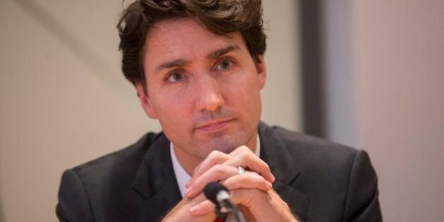 TORONTO, ON - DEC 5: Prime Minister Justin Trudeau visits with the Toronto Star Editorial Board for a 90 minute Q and A. (Rick Madonik/Toronto Star via Getty Images)