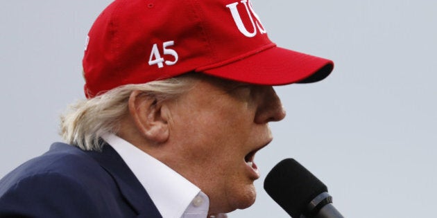 U.S. President-elect Donald Trump speaks during a USA Thank You Tour event in Mobile, Alabama, U.S., December 17, 2016. REUTERS/Lucas Jackson