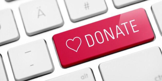 online donate key on keyboard