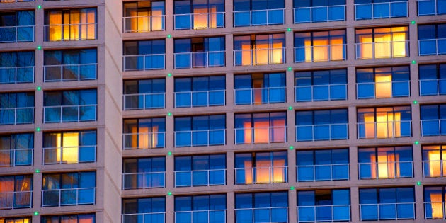 Hotel, evening