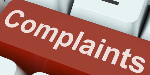 Complaints Key Showing Complaining Or Moaning Online