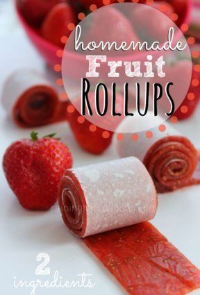 Homemade Fruit Rollups