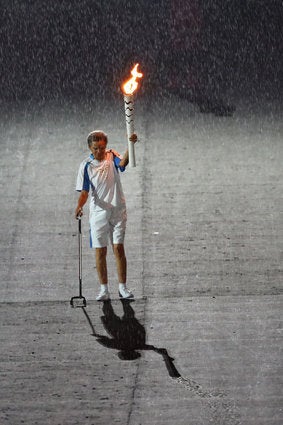 Marcia Malsar During the Opening Ceremony