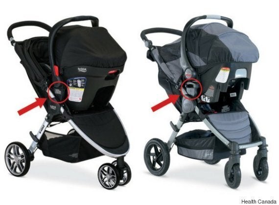 Britax b agile 35 travel store system recall