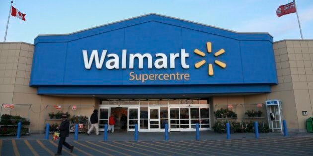 TORONTO, ON - NOVEMBER 18 - Walmart Etobicoke Supercentre front entrance, November 18, 2014. Walmart Canada said Tuesday it has eliminated 210 jobs in the company's Mississauga head office and field management structure due to organizational changes. (Andrew Francis Wallace/Toronto Star via Getty Images)