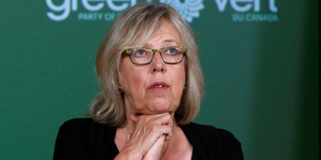 Green Party leader Elizabeth May takes part in a news conference in Ottawa, Ontario, Canada, August 22, 2016. REUTERS/Chris Wattie