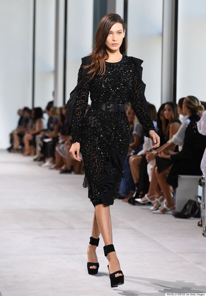 Bella Hadid Falls On Michael Kors Spring/Summer 2017 Runway HuffPost