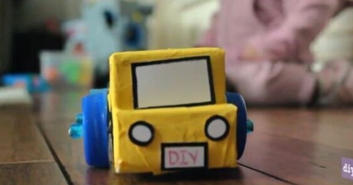 how to make car toy with carton