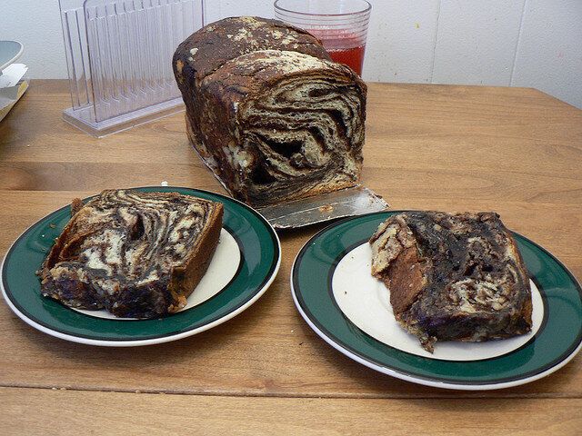 Chocolate babka is a breakfast food.