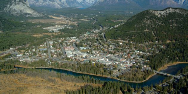 townsite / Bow River, Banff, Alberta