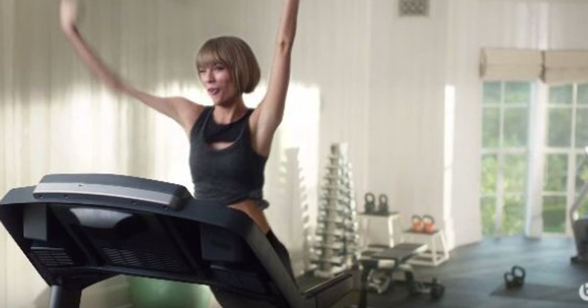 Taylor Swift Falls Off Treadmill For Hilarious New Apple Ad HuffPost Life