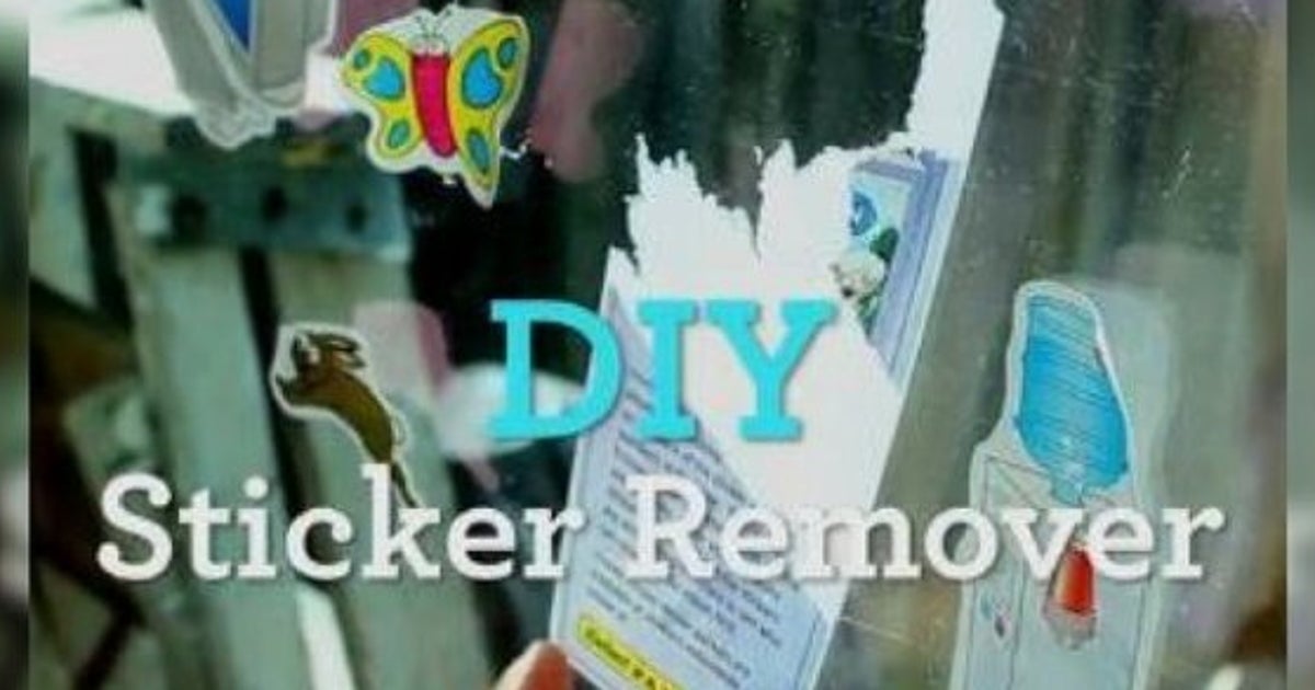 How To Remove Stickers Here
