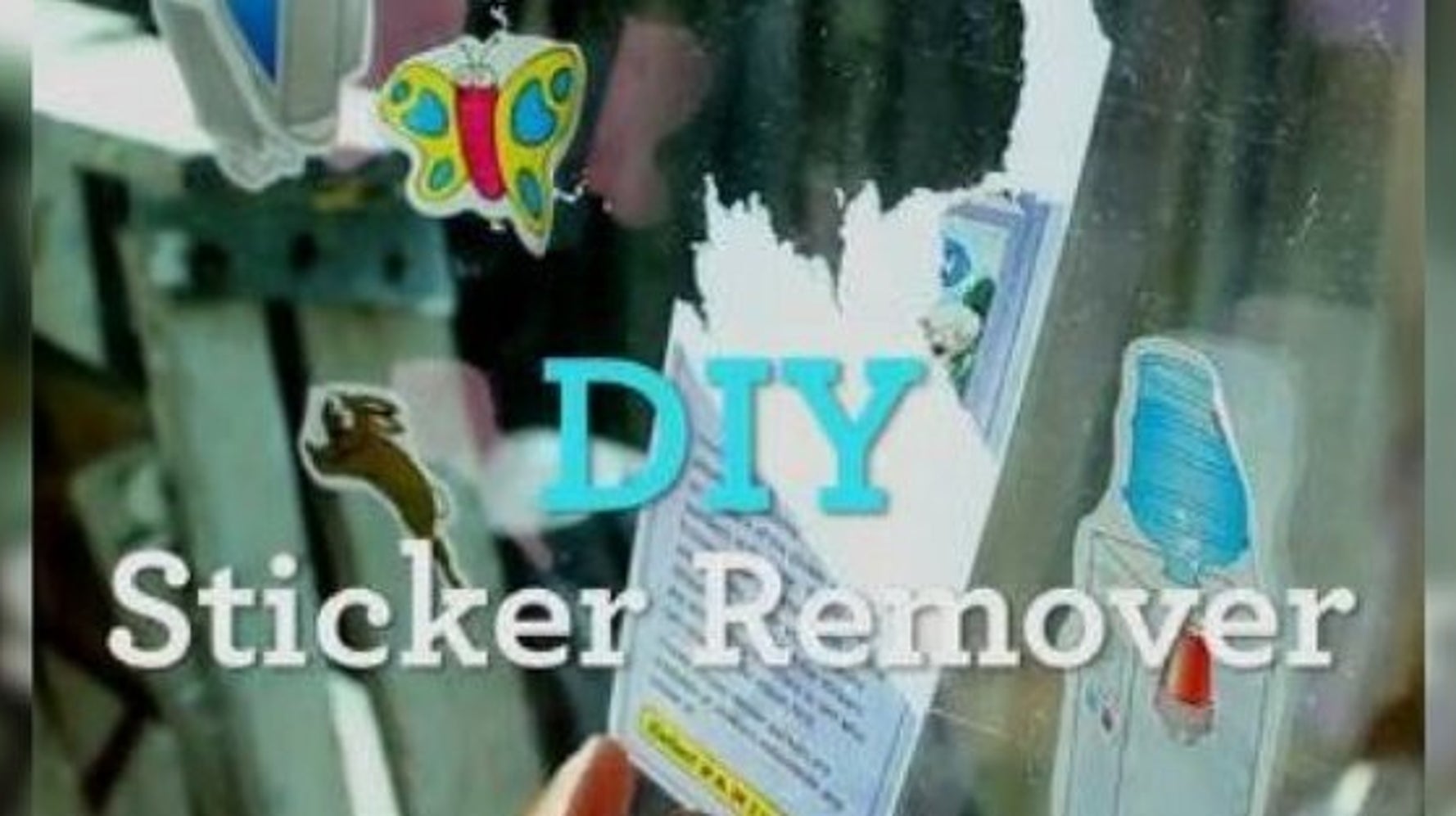 How To Remove Stickers Here's An Easy DIY Solution HuffPost null