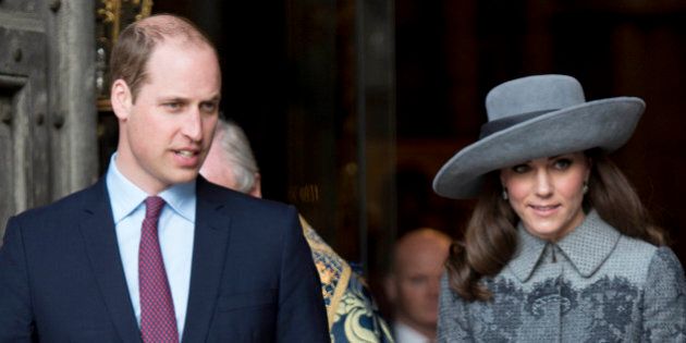 Photo by: KGC-178/STAR MAX/IPx 2016 3/14/16 Prince William The Duke of Cambridge and Catherine The Duchess of Cambridge at the Commonwealth Observance Day Service. (London, England, UK)