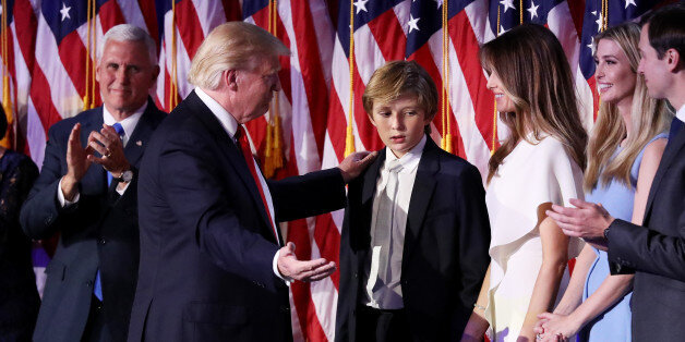 Barron Trump Speech: President-Elect's Youngest Son Struggles To Stay ...