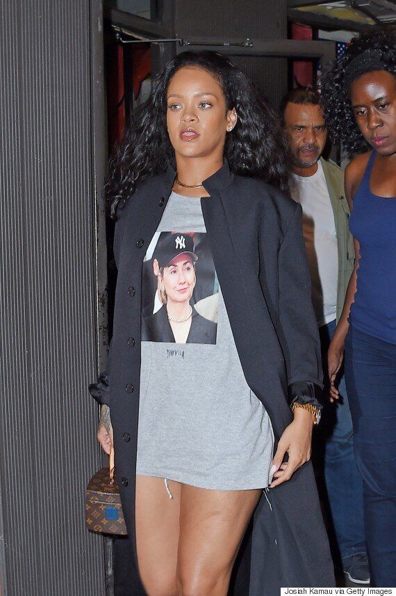 Rihanna Wore the Most #ImWithHer Shirt