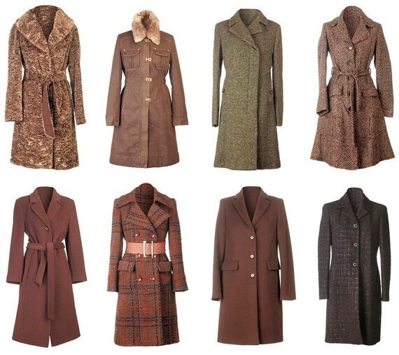 old fashioned trench coat