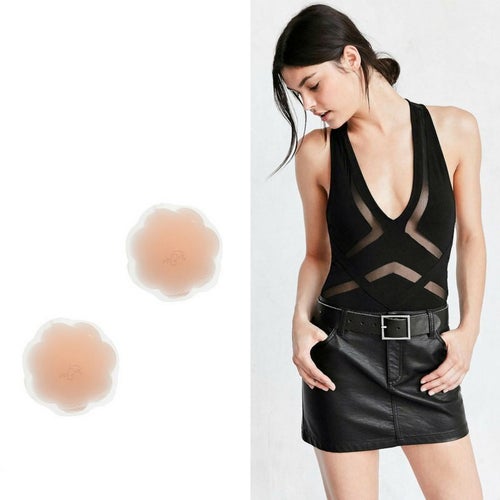 navy blue dress for baby girl Matte Reusable Silicone Nipple Covers for Women – Invisible Adhesive Breast  Petals, Seamless Matte Finish Pasties for Backless Dresses, Daily Comfort  at Amazon Women's Clothing store main image 0