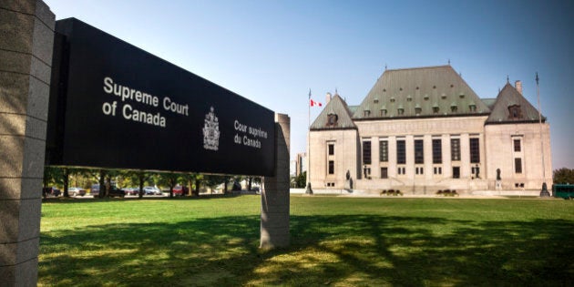 Supreme Court of Canada near Parliament Hill in Ottawa, Ontario